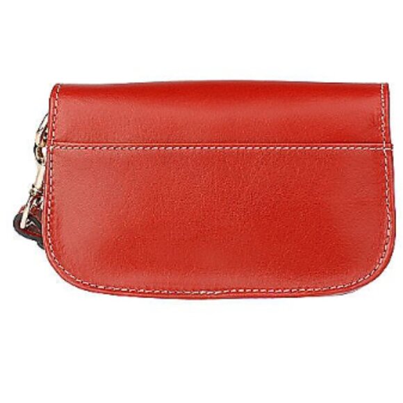 Dooney & Bourke Leather Flap Wristlet with Detachable Strap with Gift Box 0344 - Picture 2 of 5